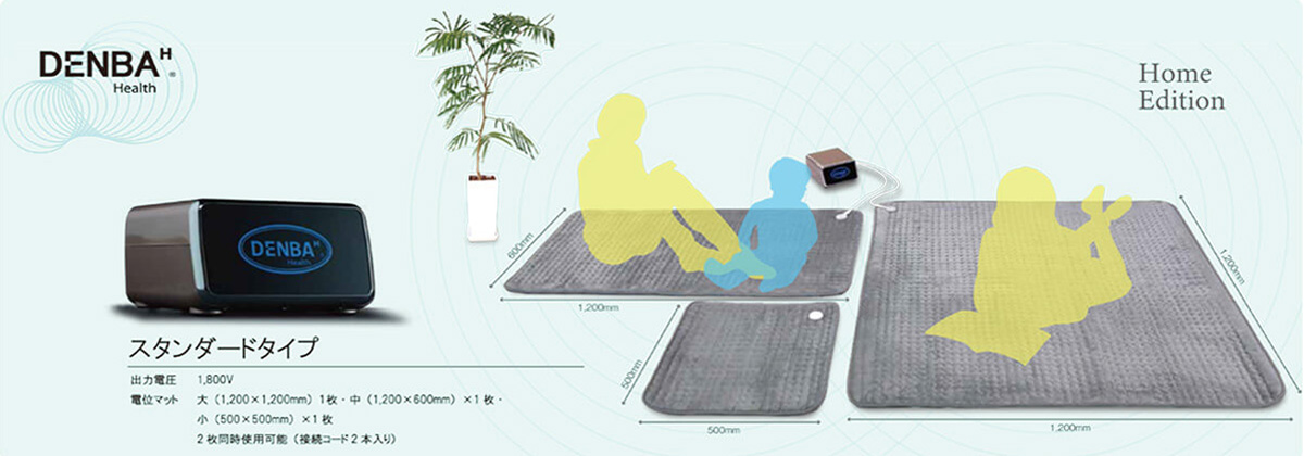 DENBA Health｜電位空間による微細振動で身体をケア｜アドセック株式会社